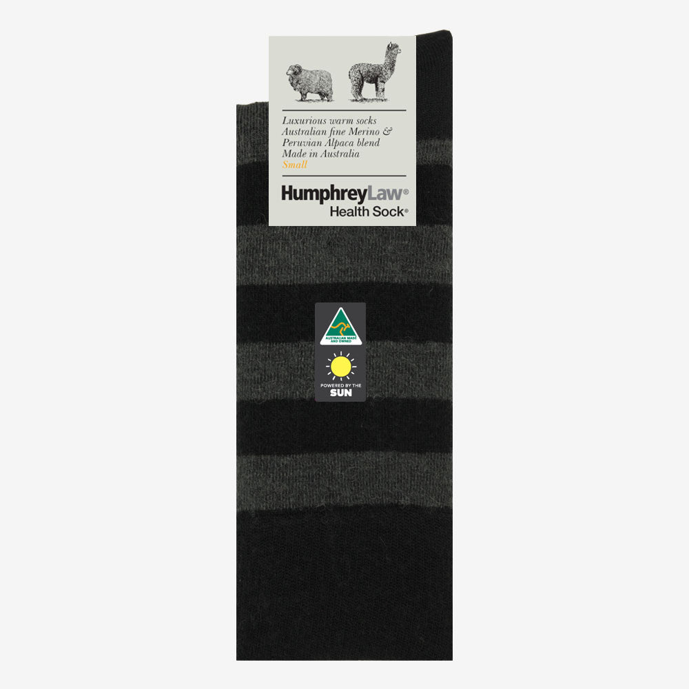 Humphrey Law Merino Alpaca Stripe Socks