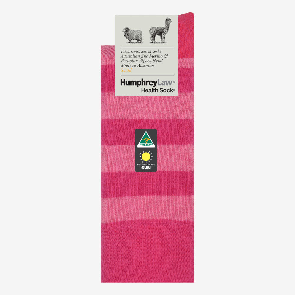 Humphrey Law Merino Alpaca Stripe Socks
