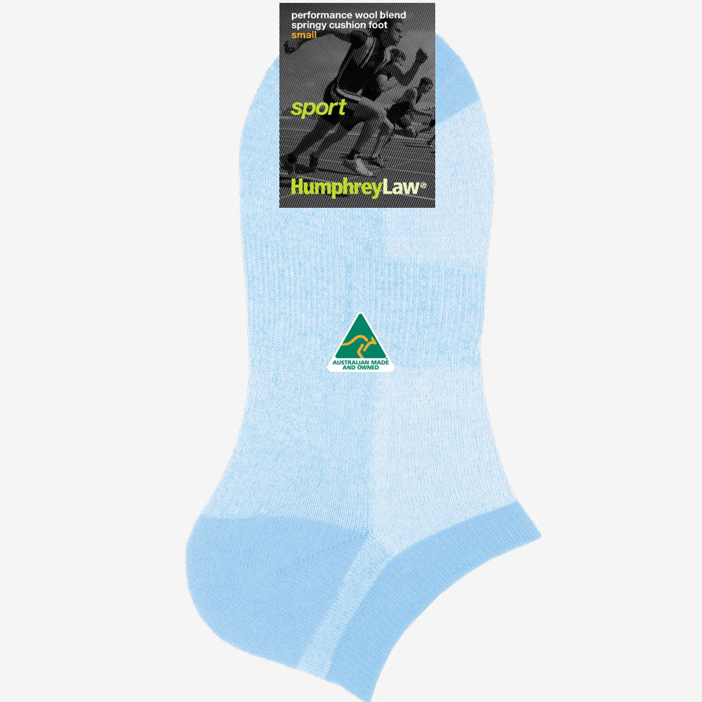 Humphrey Law Sports Sock 36A sky blue