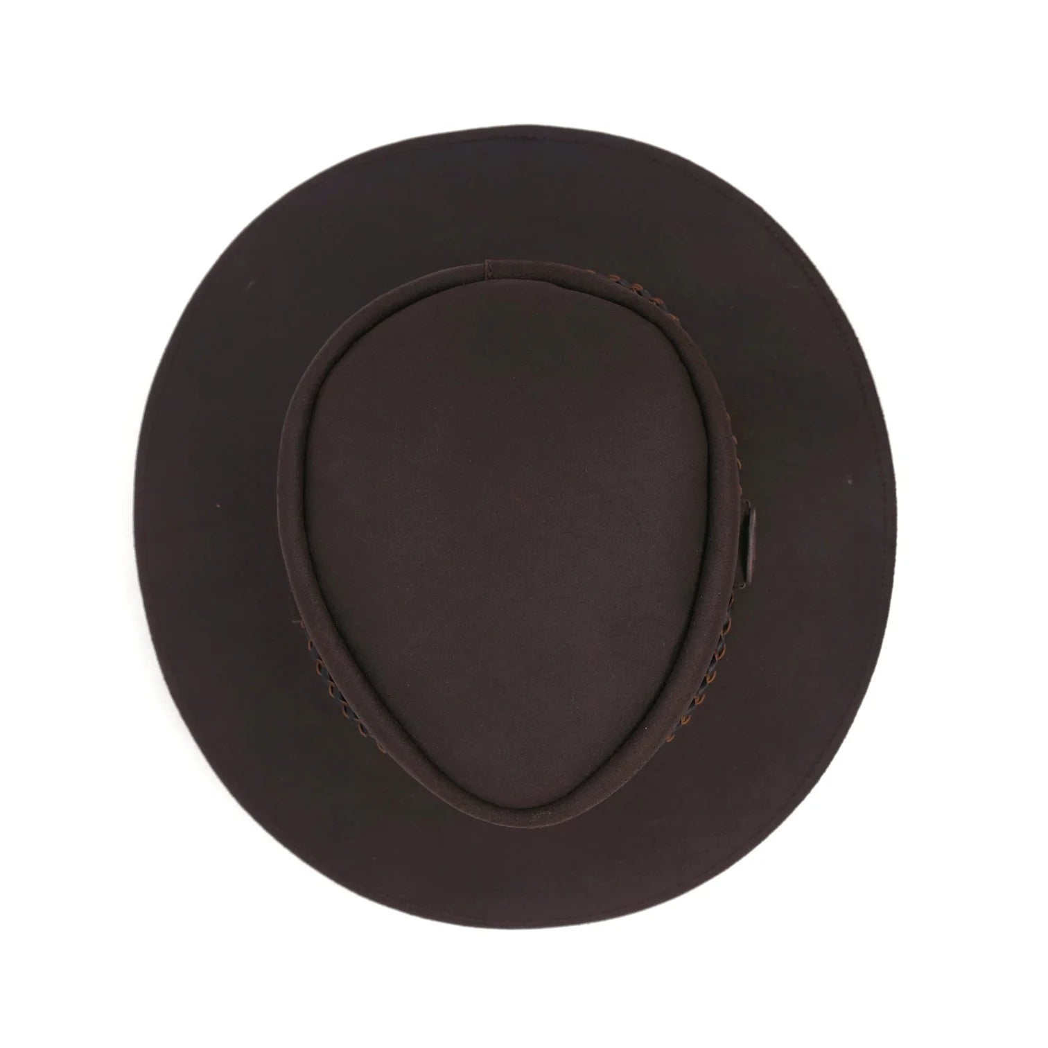 Kakadu Echuca Leather Hat brown