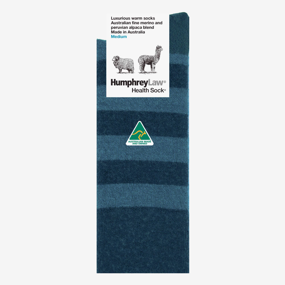 Humphrey Law Merino Alpaca Stripe Socks