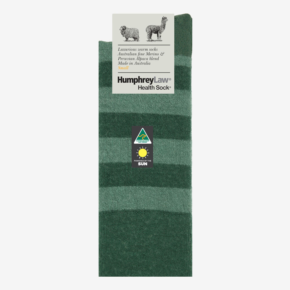 Humphrey Law Merino Alpaca Stripe Socks