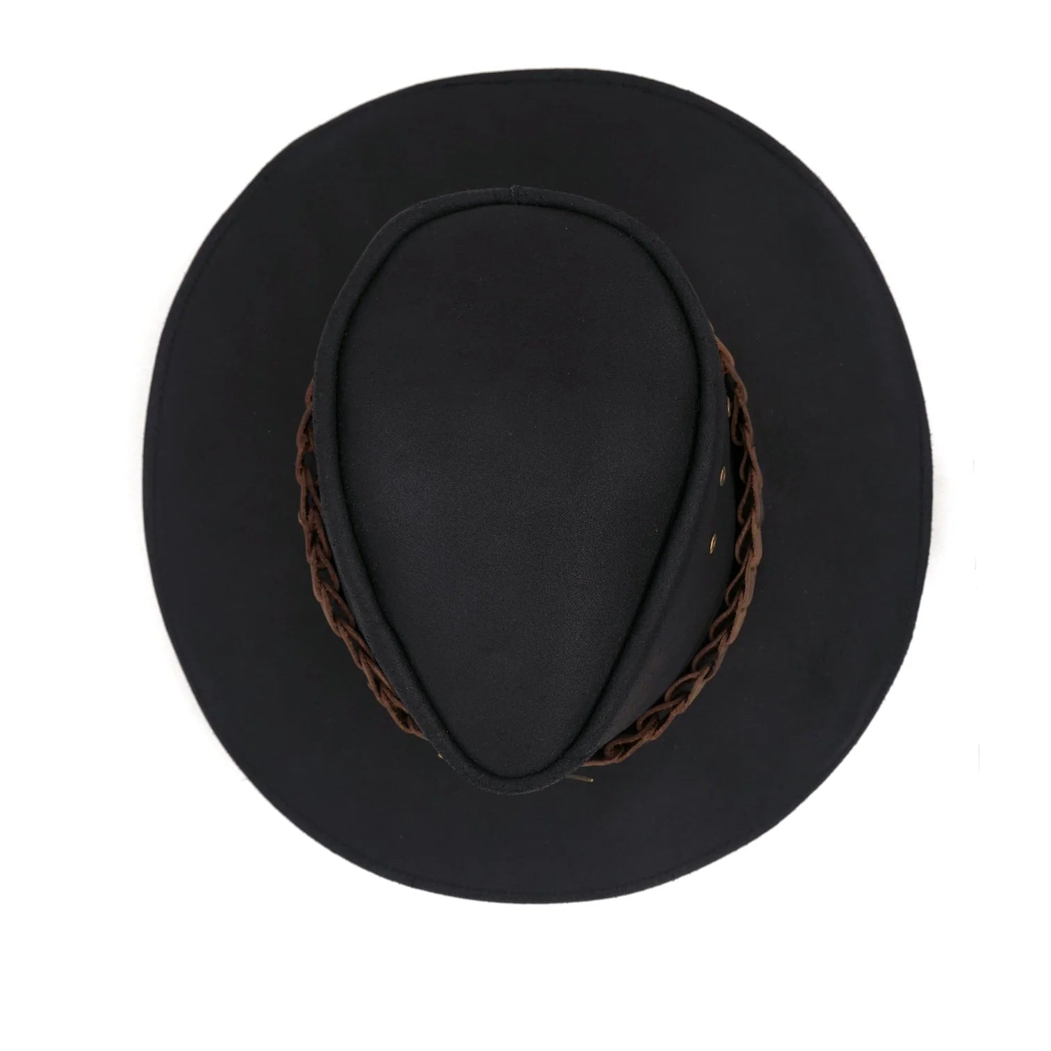 Kakadu Brumby Shapeable Leather Hat black
