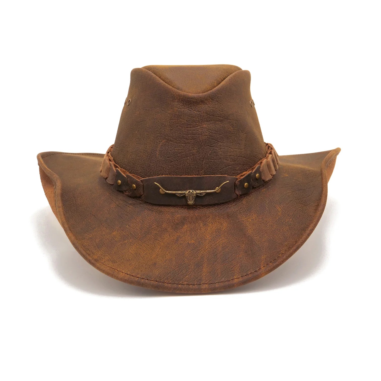 Kakadu Brumby Shapeable Leather Hat bark