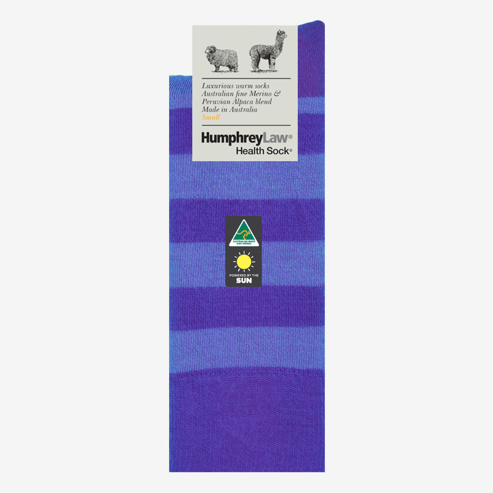 Humphrey Law Merino Alpaca Stripe Socks