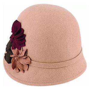 Avenel Kathy Wool Felt Cloche camel