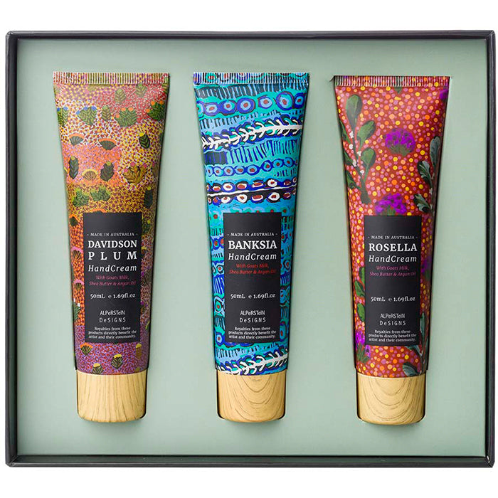 Alperstein Designs Hand Cream Trio - Plum, Banksia & Rosella