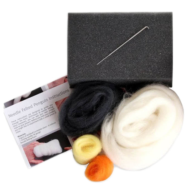 Ashford Needle Felting Kit Penguin