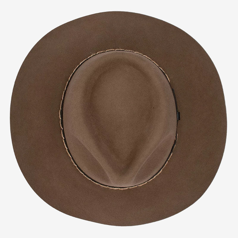 Avenel Boone Australian Wool Felt Outback Hat camel