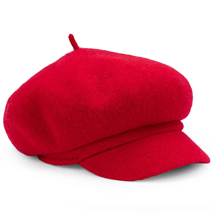 Avenel Henley Bakerboy Cap red