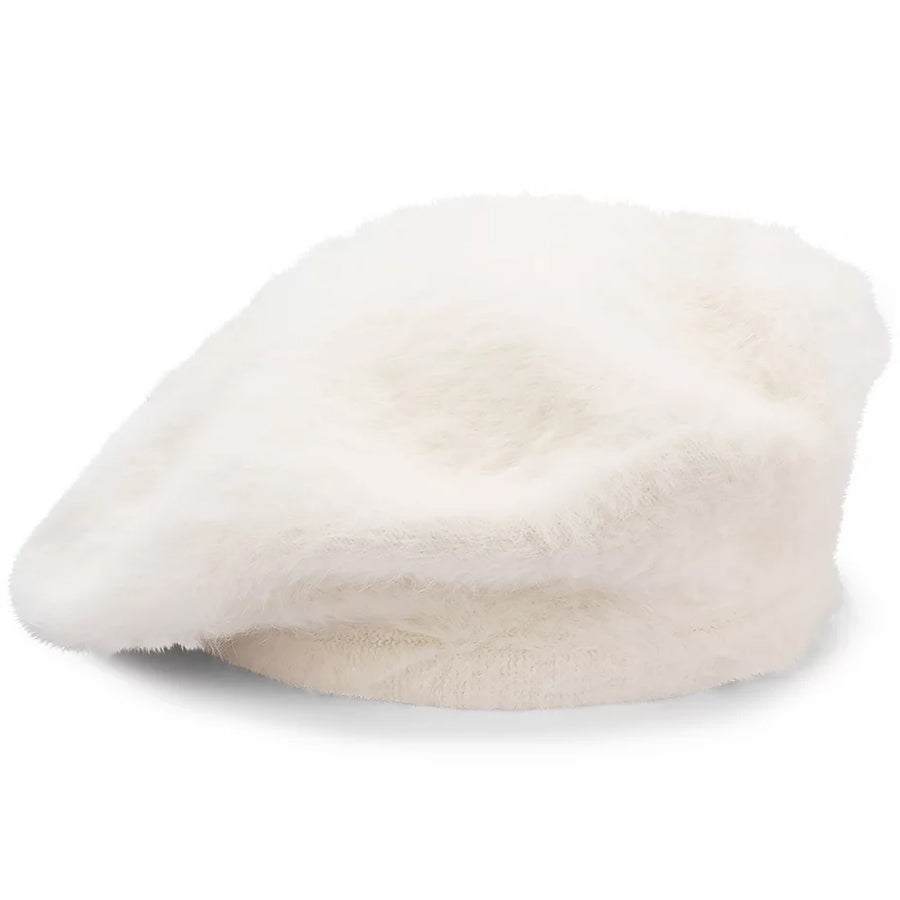 Avenel Mimi Angora Blend Beret ivory