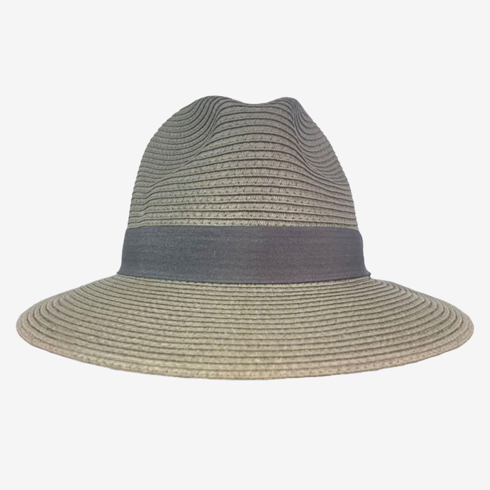 Avenel Paper Braid Safari Hat with Arrow Trim Band