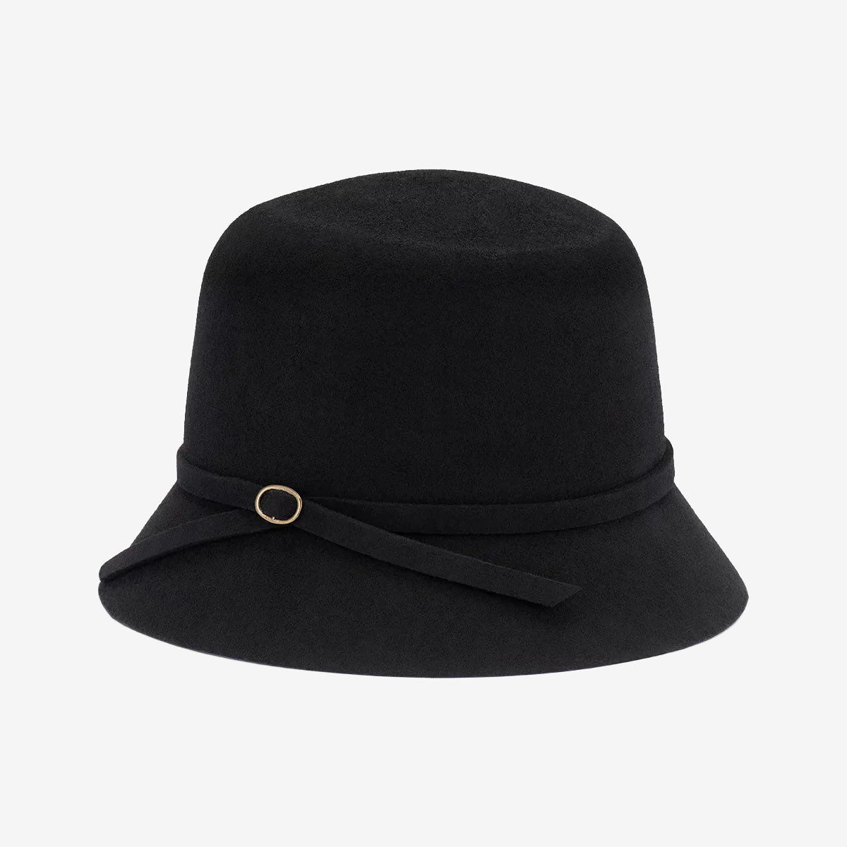 Avenel Rowan Australian Wool Felt Cloche black