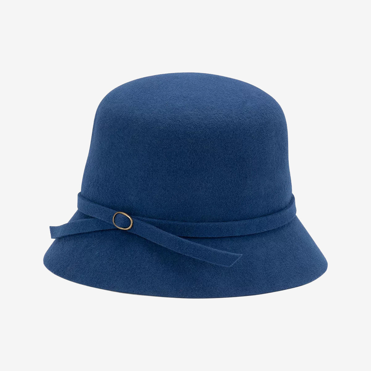 Avenel Rowan Australian Wool Felt Cloche cobalt