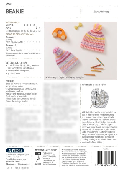 Patons Big Baby Cuteness