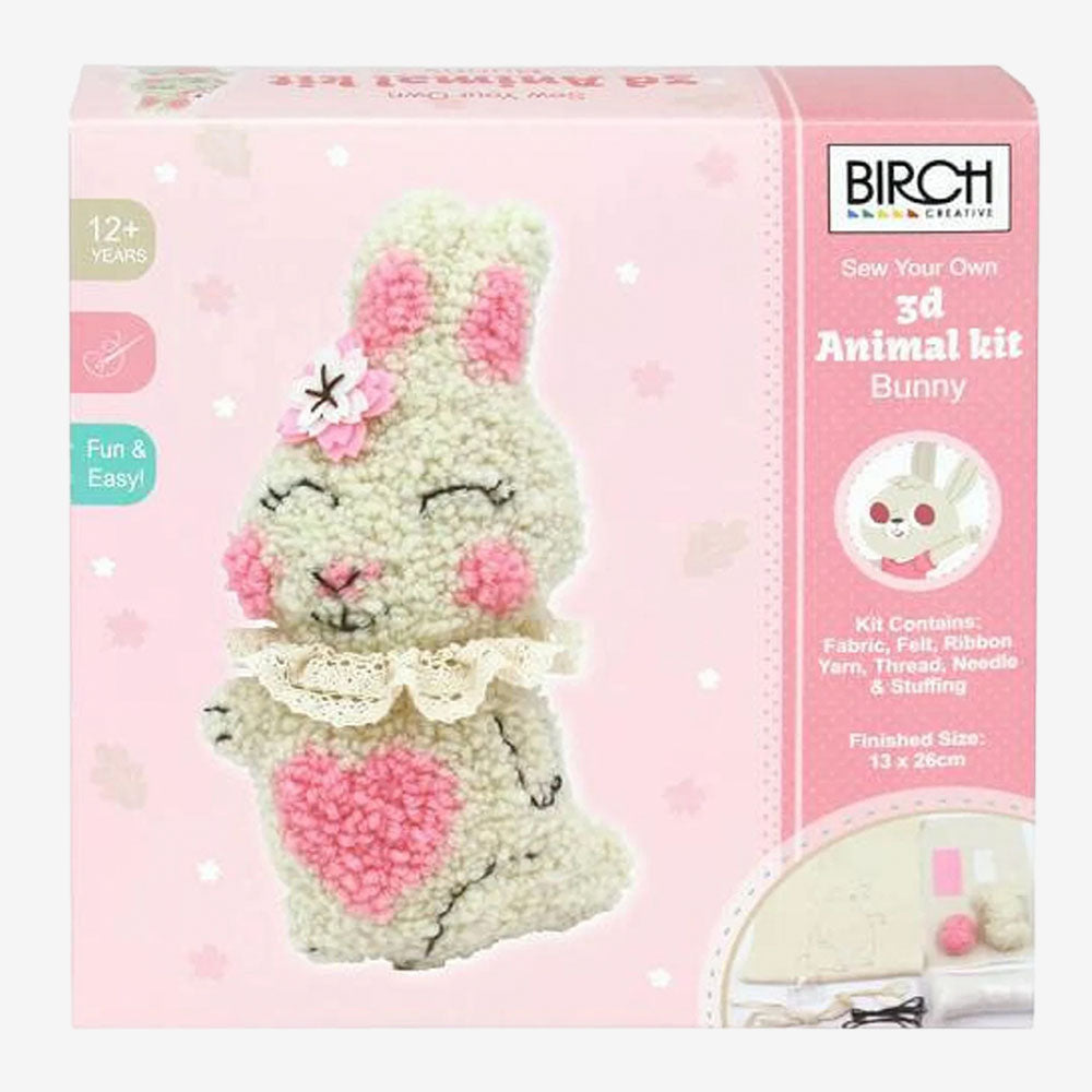Birch Punch Needle 3D Animal Kit