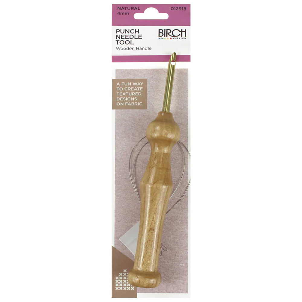 Birch punch needle tool