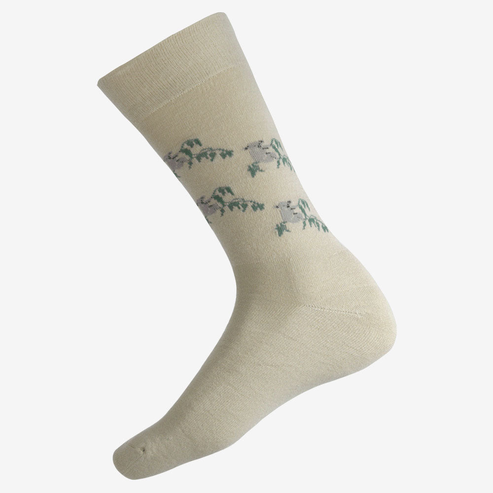 Humphrey Law Health Sock Sock - Tourist Patterns - Cushion Sole