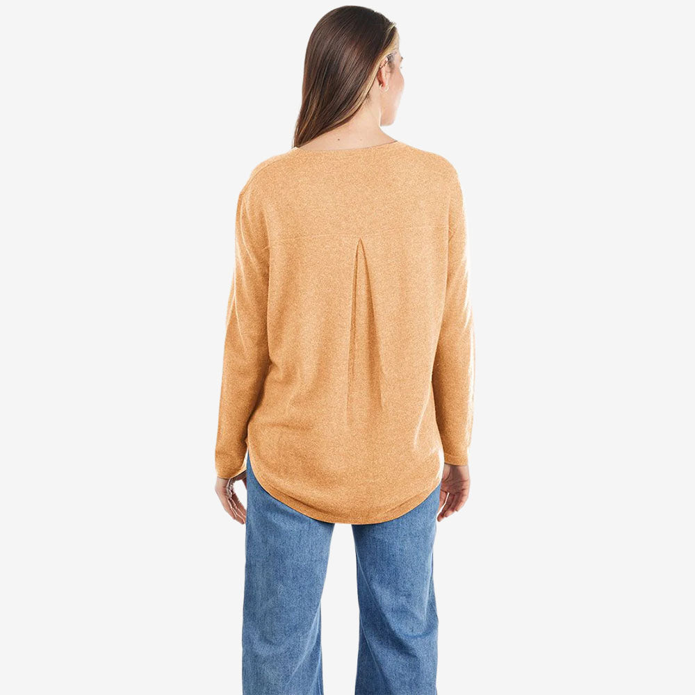 Bridge & Lord Pleated Back Crew