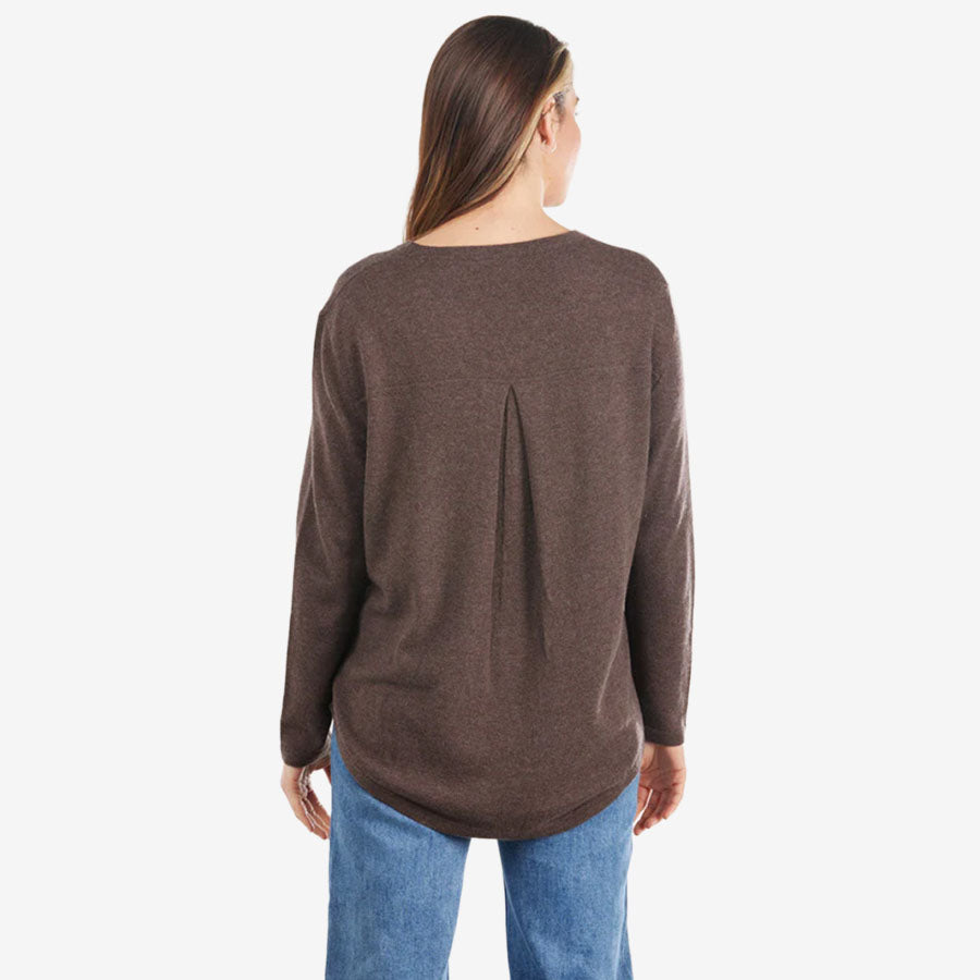 Bridge & Lord Pleated Back Crew