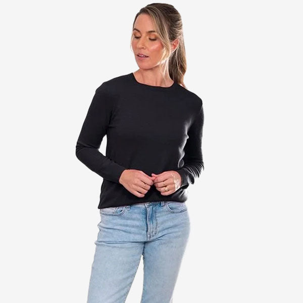 Bridge & Lord Wool/Cashmere Crew charcoal