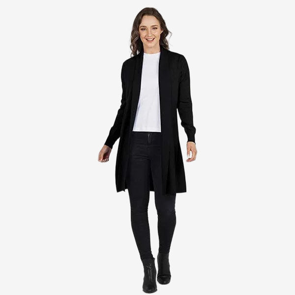 Bridge & Lord Wool & Cashmere ETE Cardi black