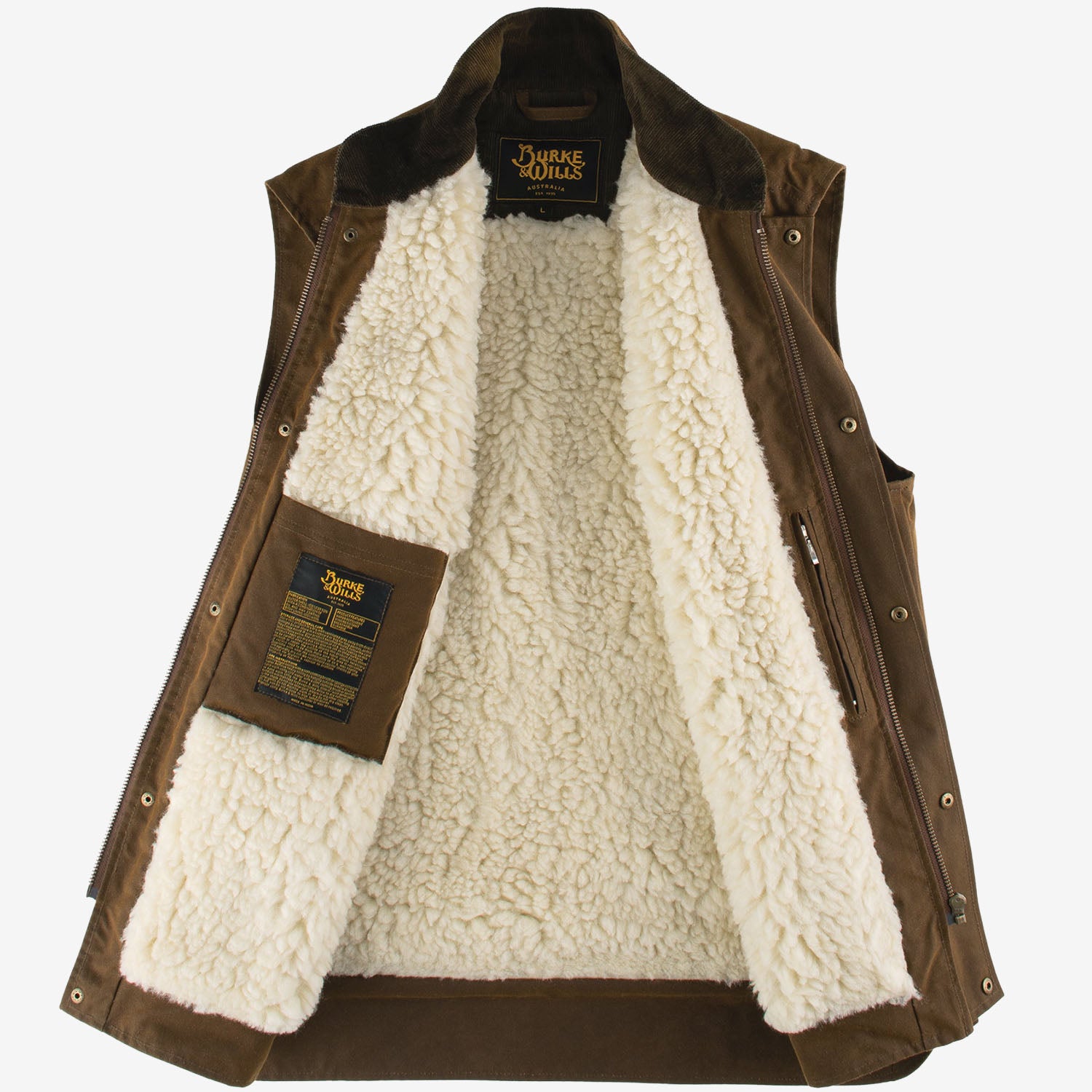 Burke & Wills Derwent Vest bronze