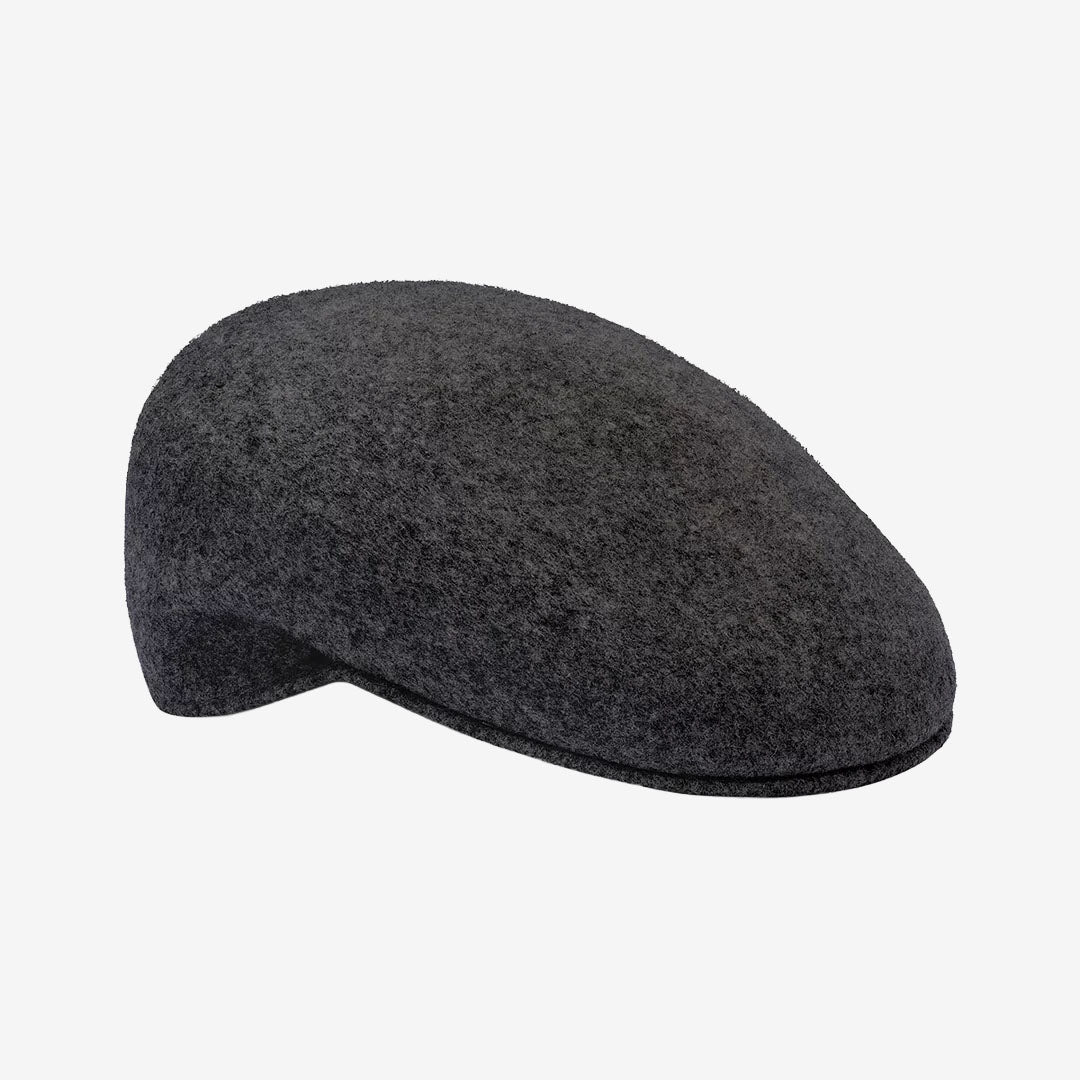 Buxton Wool Felt Cap #2967 charcoal