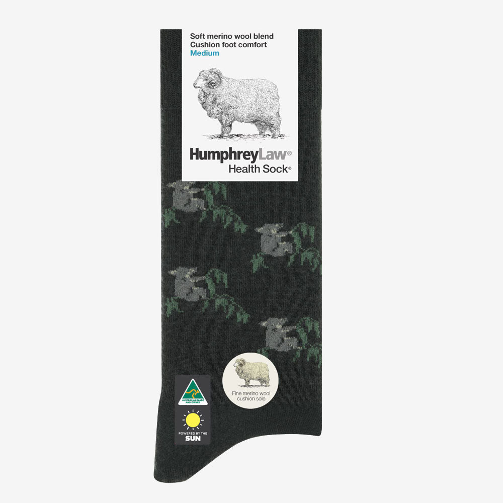 Humphrey Law Health Sock Sock - Tourist Patterns - Cushion Sole