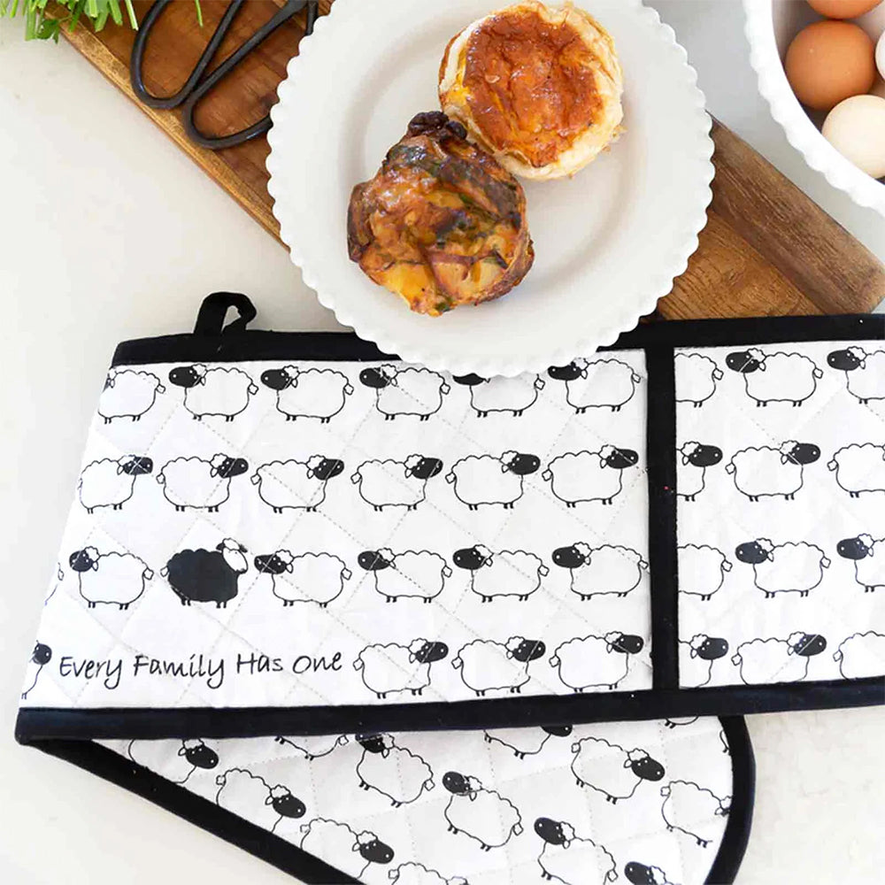 Double Oven Glove Black Sheep EFHO