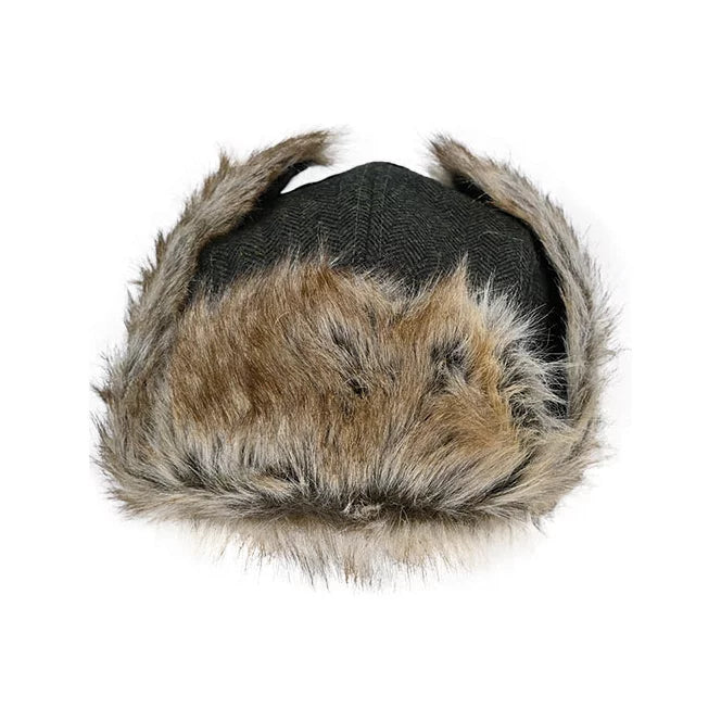 Avenel Wool Blend Herringbone Flying Cap