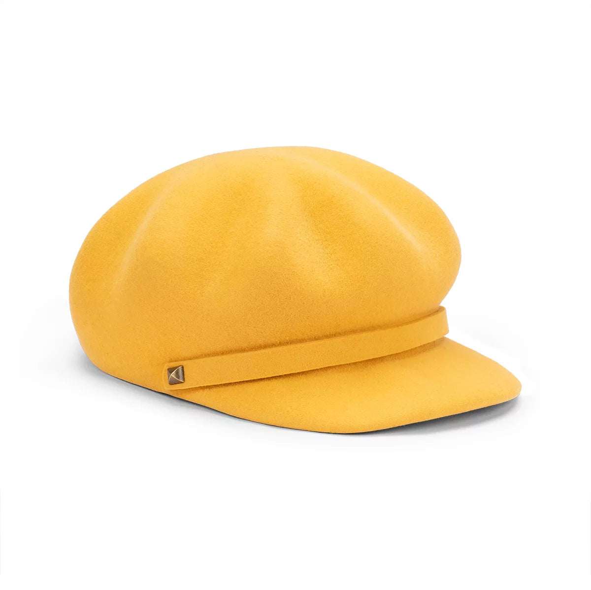 Avenel Gianna Wool Felt Cap mustard