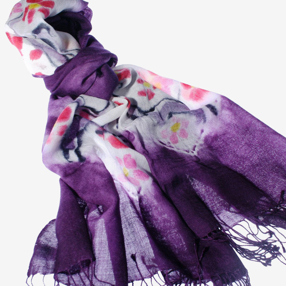 Sheer Bliss Painted Scarf
