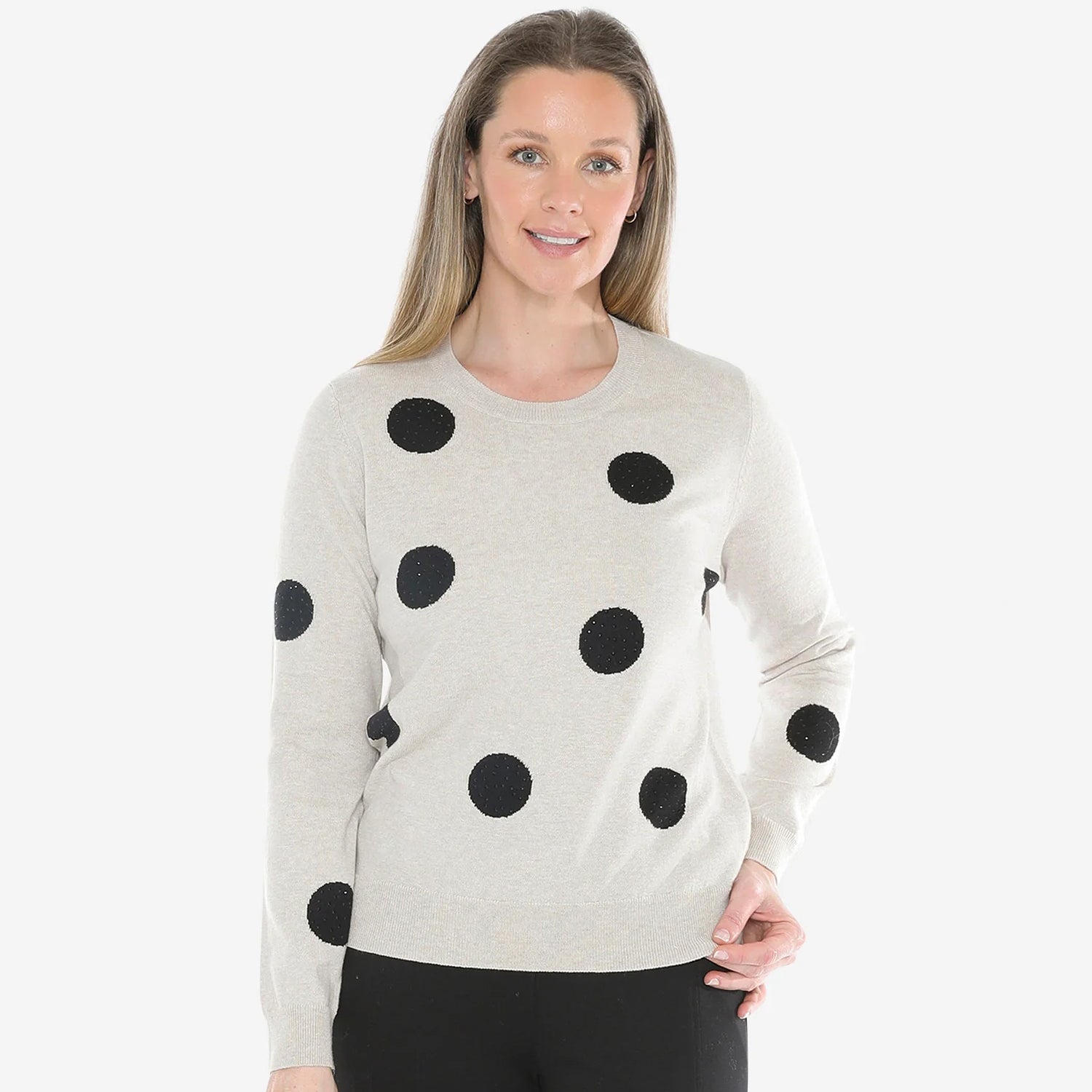 Jump Diamante Spot Pullover