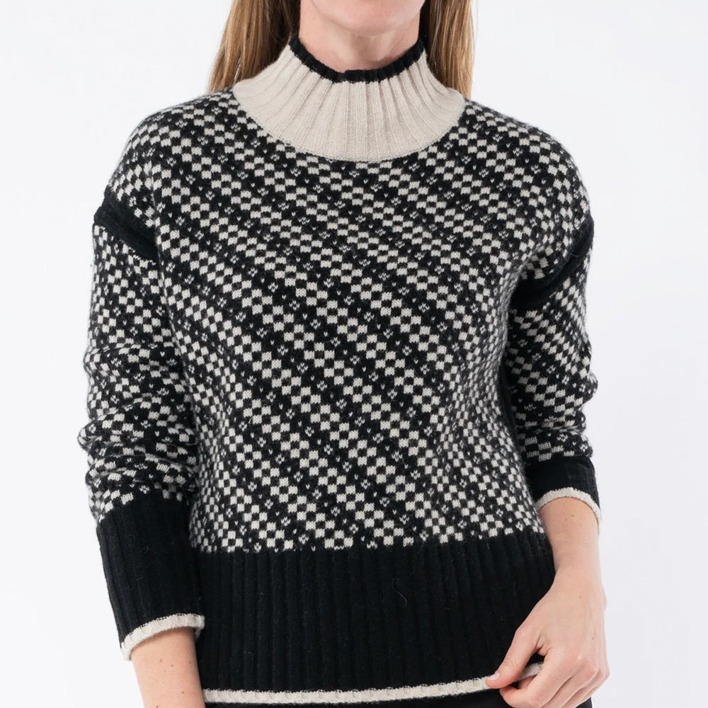 Jump Geo Intarsia Pullover