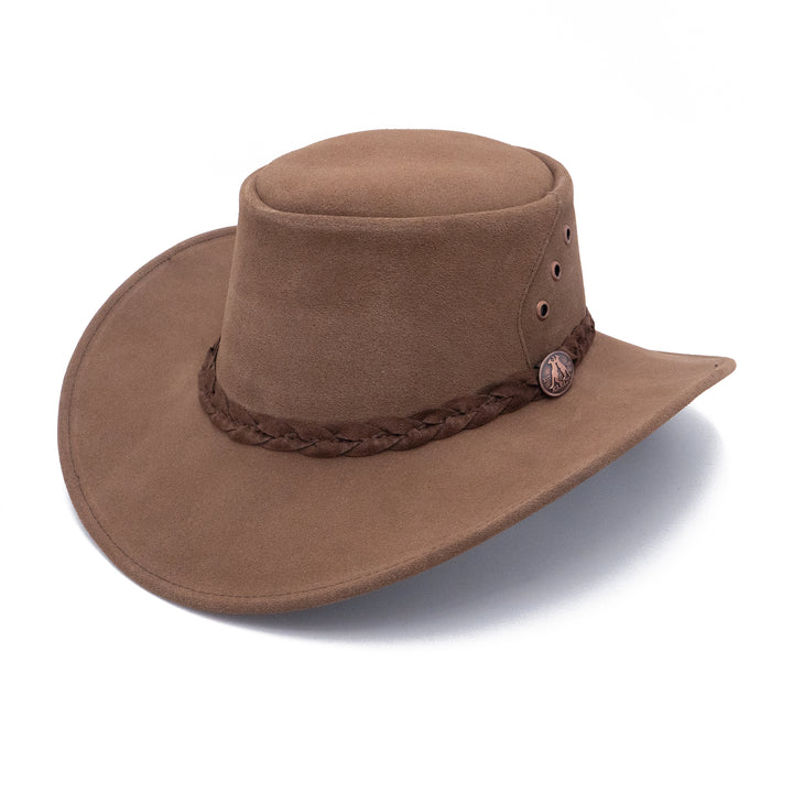 Kakadu Alice Leather Hat brown