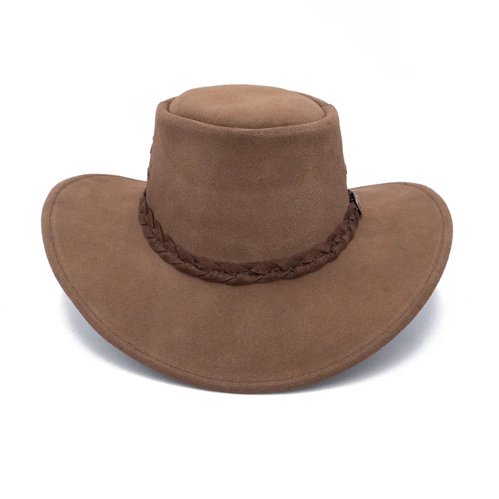 Kakadu Alice Leather Hat brown