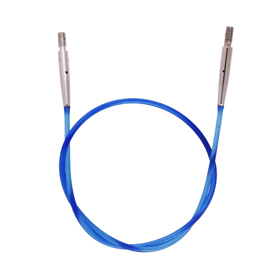 KnitPro Coloured Interchangeable Needle Cable blue 50cm