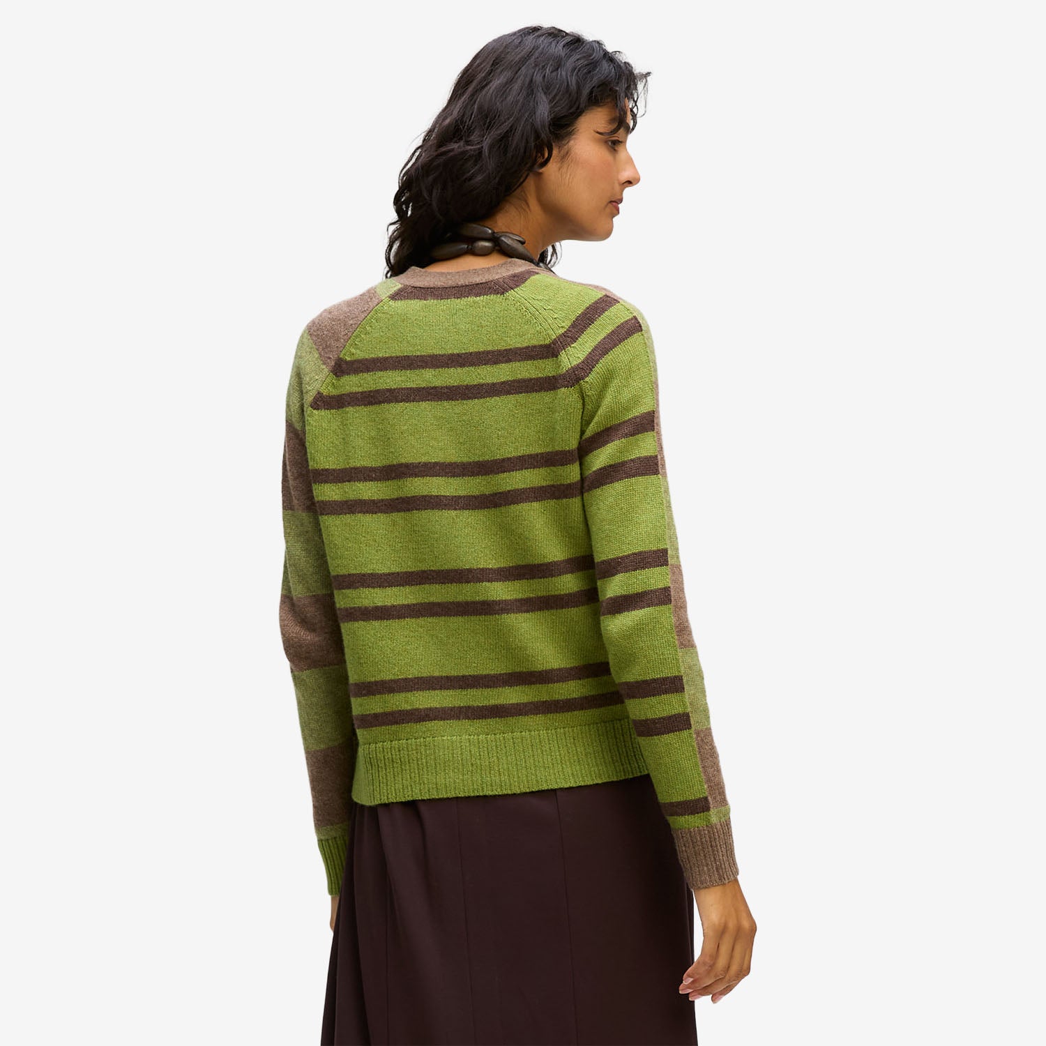 LD&Co. Groove Stripe Cardi cocoa