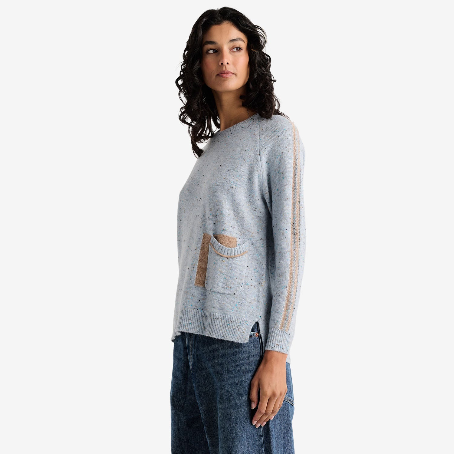 LD&Co. Pocket Detail Jumper Sky