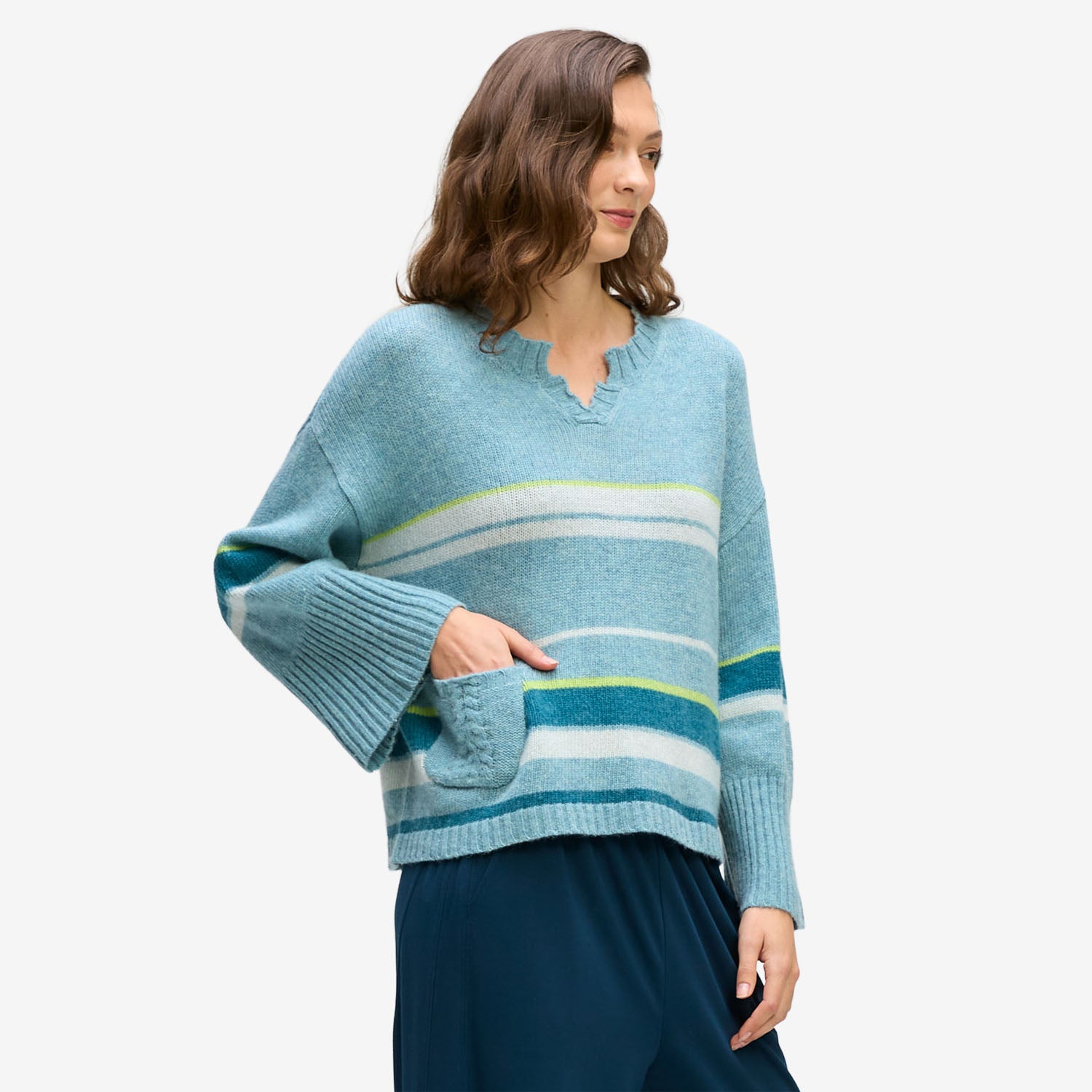 LD&Co. Crop Stripe Jumper