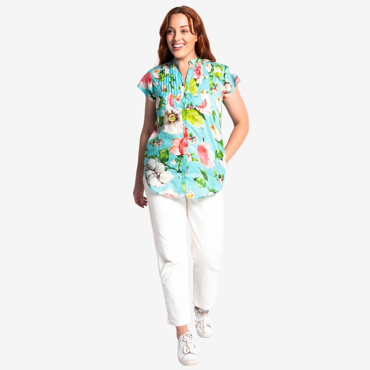 Mozaic Magnetic Cap Sleeve Shirt