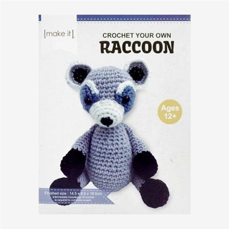 Make It Crochet Kit Raccoon