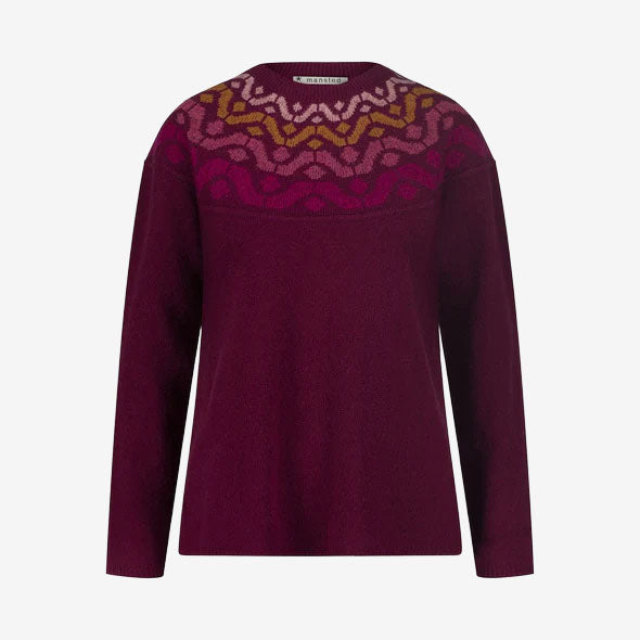 Mansted Vonda Lambswool Yoke Crew