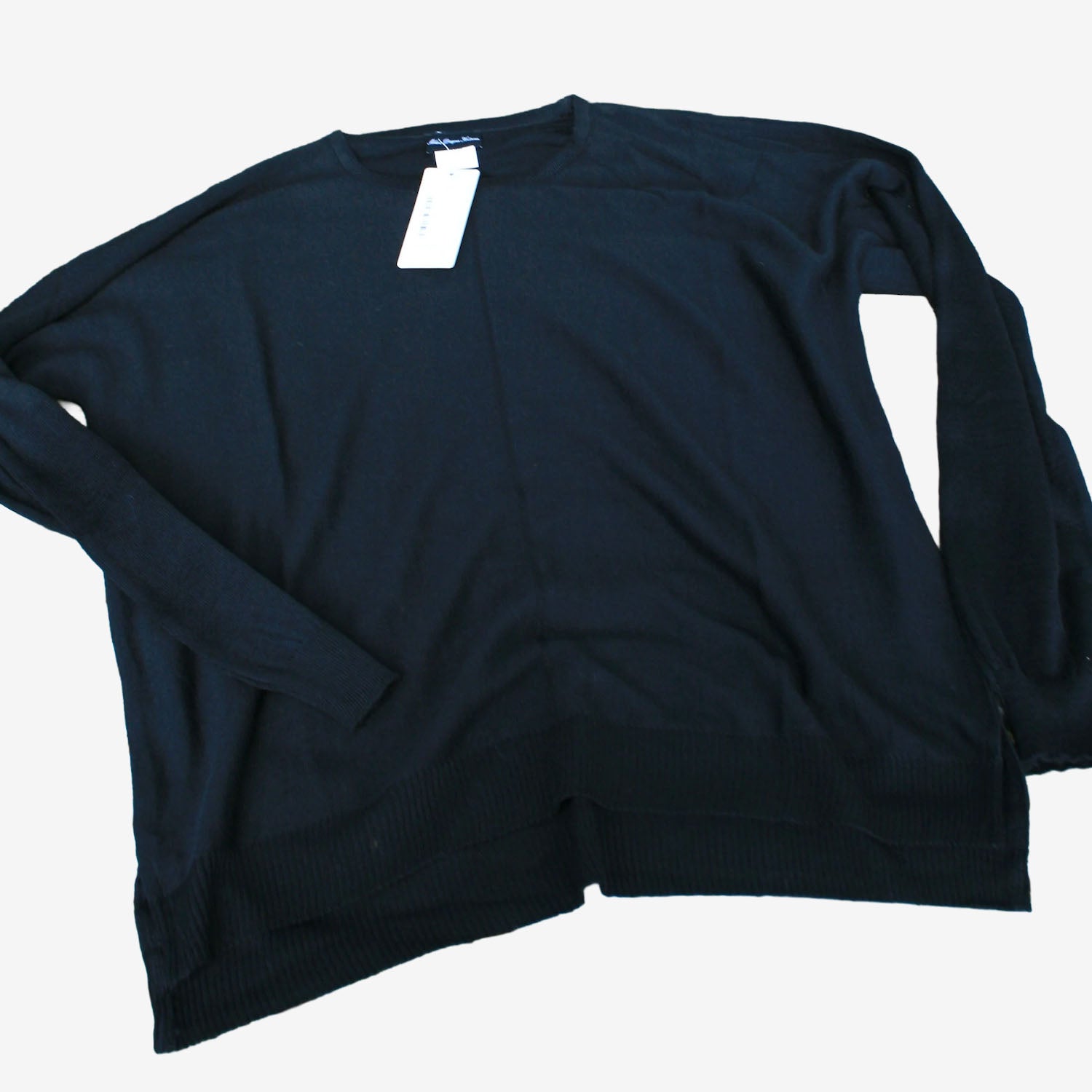 Milano Lightweight Oversized Pullover black