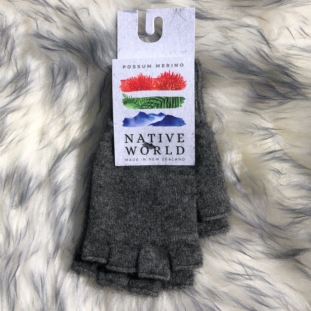 Native World Possum Blend Fingerless Gloves