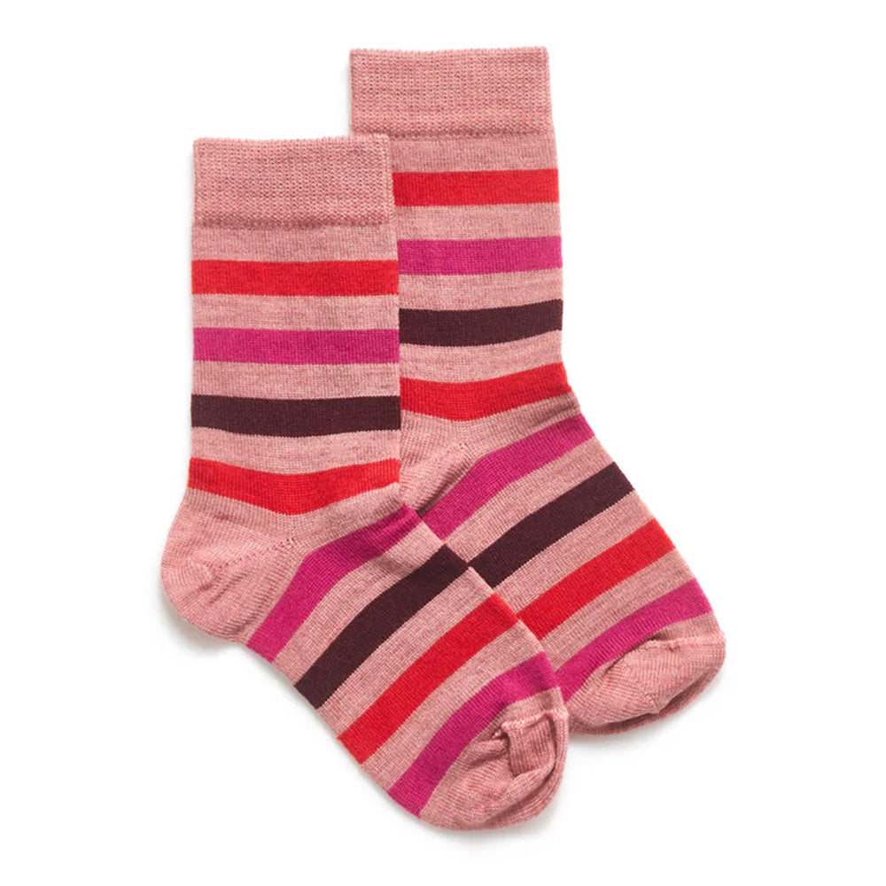 Norsewear Kids Wide Stripe Sock dusty