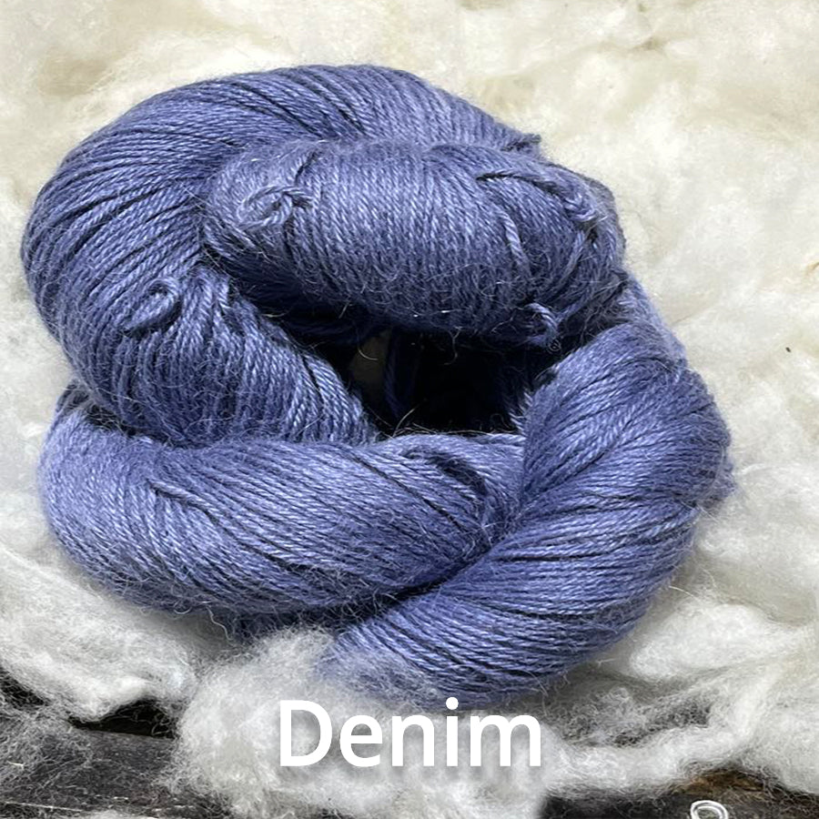 Nundle 4ply Baby Alpaca 100g denim