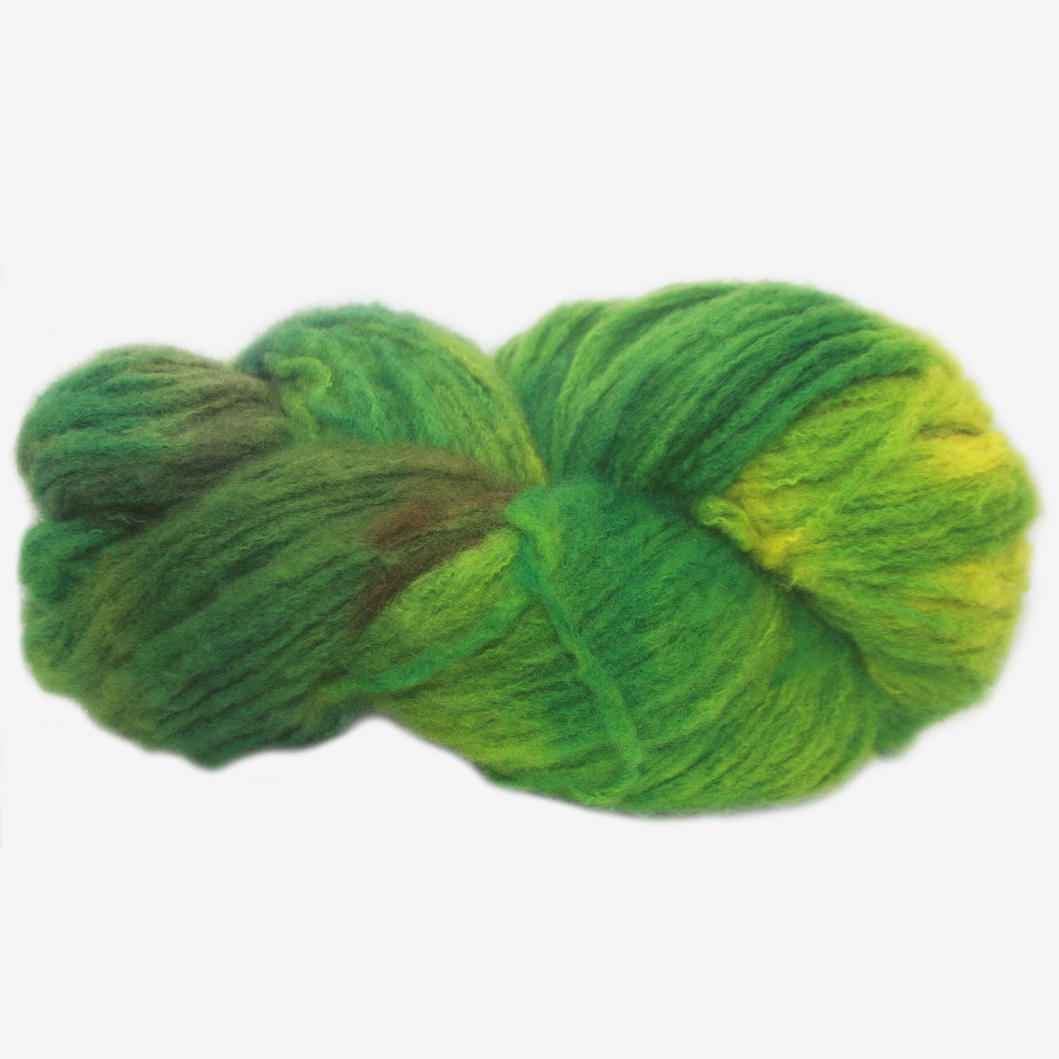 Nundle Hand Dyed Brushed Merino 100g forest