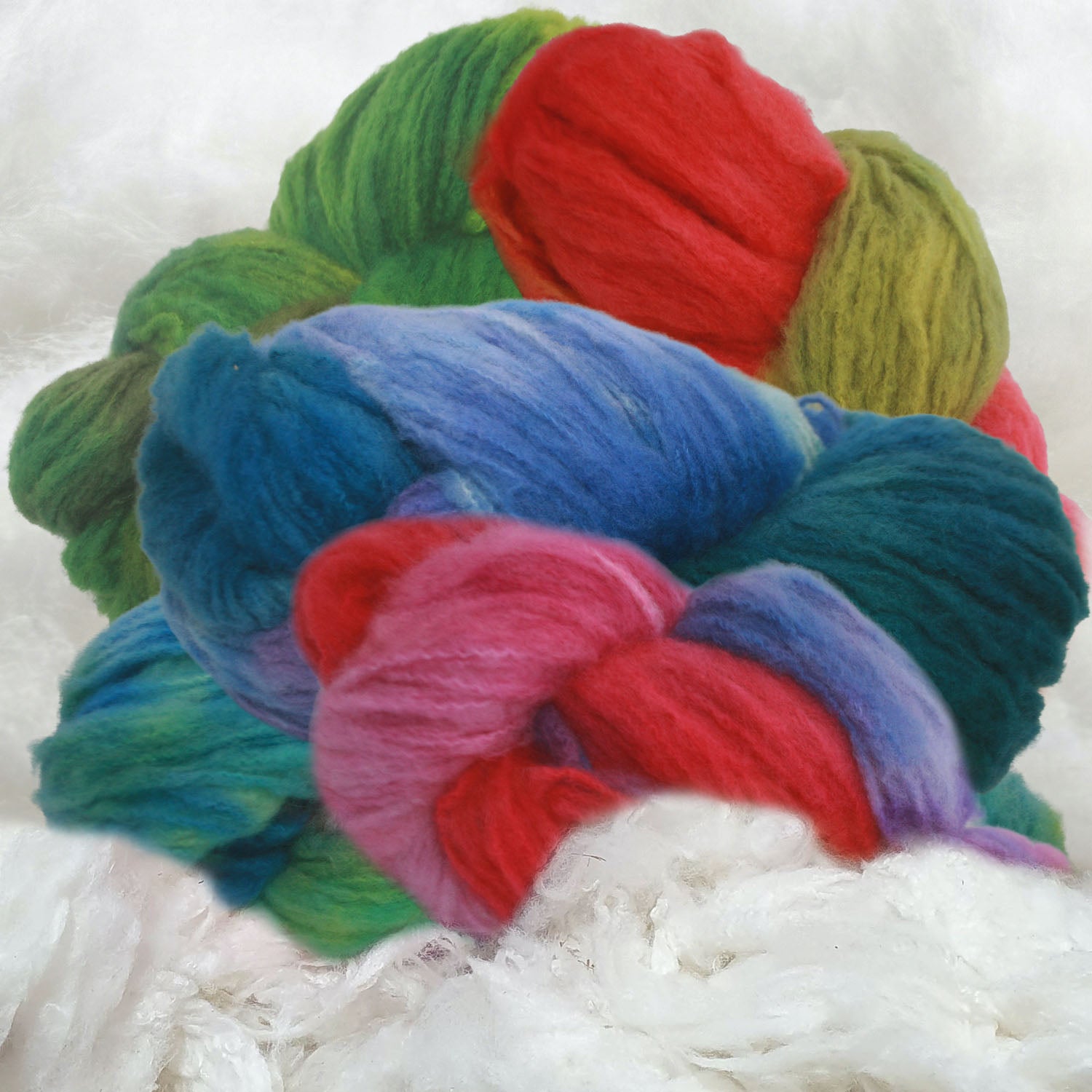 Nundle Hand Dyed Brushed Merino 100g